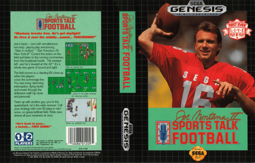 Joe Montana II Sports Talk Football